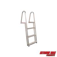 Extreme Max 3005.3377 Aluminum Pontoon/Dock Ladder - 3-Step