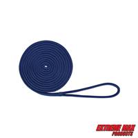 Extreme Max 3006.2120 BoatTector Double Braid Nylon Dock Line - 1/2" x 20', Royal Blue