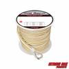 Extreme Max 3006.2261 BoatTector 1/2" x 200' Premium Double Braid Nylon Anchor Line with Thimble - White & Gold