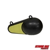 Extreme Max 3006.6969 Coated Keel-Style Downrigger Weight - 4 lbs. with Gold Flash