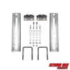 Extreme Max 3006.7047 10" Galvanized Swivel-Top Bunk Bracket with Hardware for 3" x 3" Trailer - 2-Pack