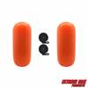 Extreme Max 3006.7729.2 BoatTector HTM Inflatable Fender Value 2-Pack - 8.5" x 20", Neon Orange