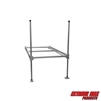 Extreme Max 3006.8864 Modular DIY Aluminum Dock Lightweight Frame with Galvanized Posts Create Your Own Configuration - 8' x 4'