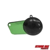 Extreme Max 3006.9088 Coated Pancake Downrigger Weight - 8 lbs. with Green Flash