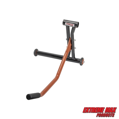 Extreme Max 5001.6732 Motorcycle Single Side Bracket Lever Lift & Dolly - 550 lbs. Capacity