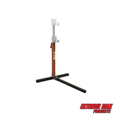 Extreme Max 5001.6778 Adjustable Stand for Push Mower Lawn Mower Cleaning and Maintenance