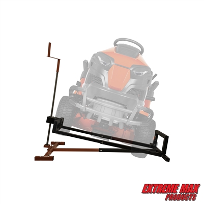 Extreme Max 5001.6781 Spiral Jack Platform Lift for Rider Lawn Mowers - 880 lbs. Capacity, Hand Crank Operation