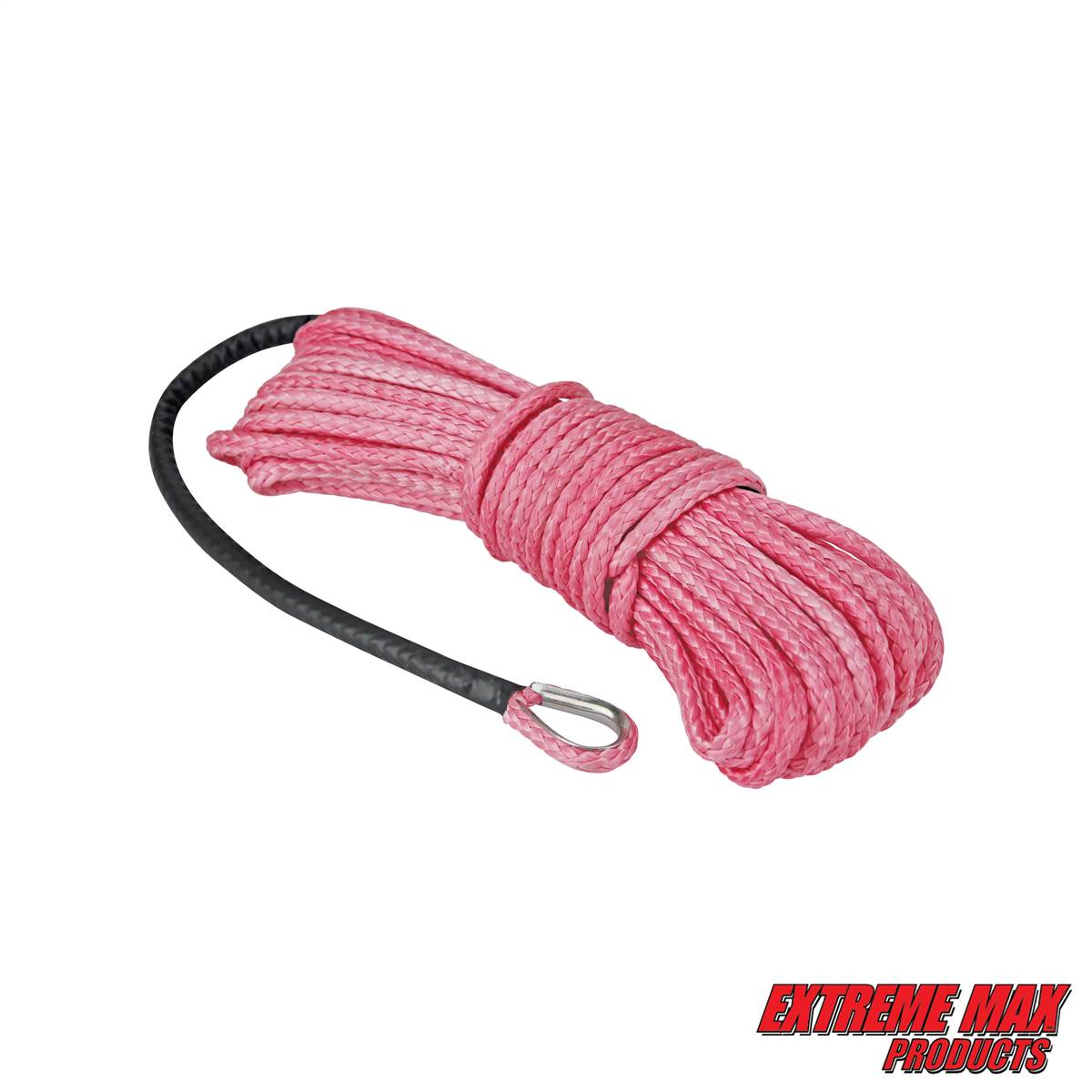 5/16 x 50' Synthetic Winch Rope Winch Hook Stopper For Polaris